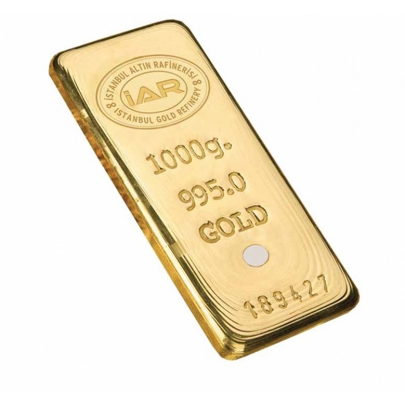 1000 gr 24 Ayar İAR Külçe Altın